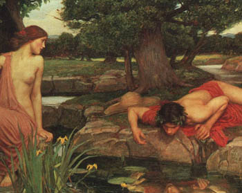 Джон Уильям Уотерхауз,
Нарцисс и Эхо
Холст, масло, 1903 г.
